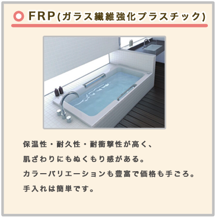 FRP(ガラス繊維強化プラスチック)